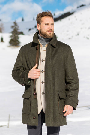 Loden Field Coat Olive