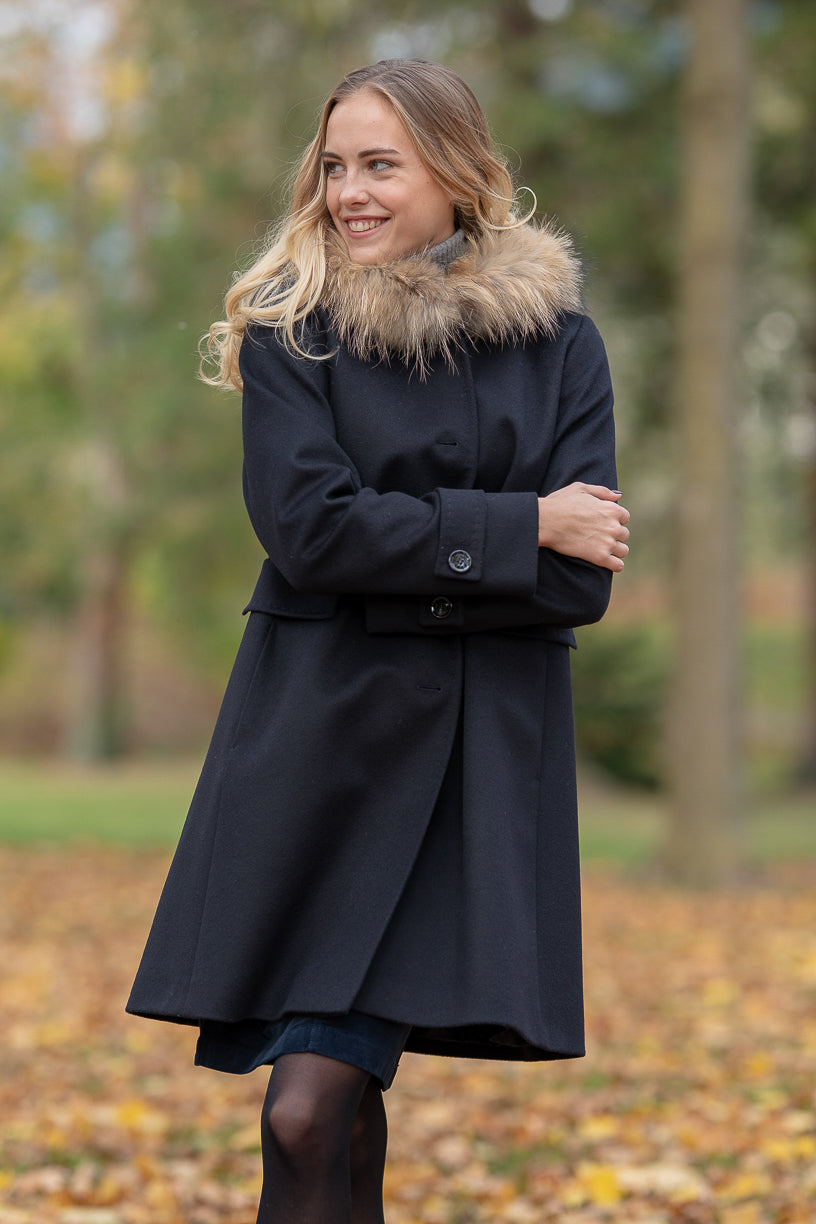 Florentina - Women's Full Length Austrian Loden Coat